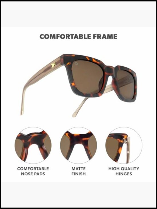 Polarized Sunglasses with UV400 Protection - Lightweight Polycarbonate Frame main image 4
